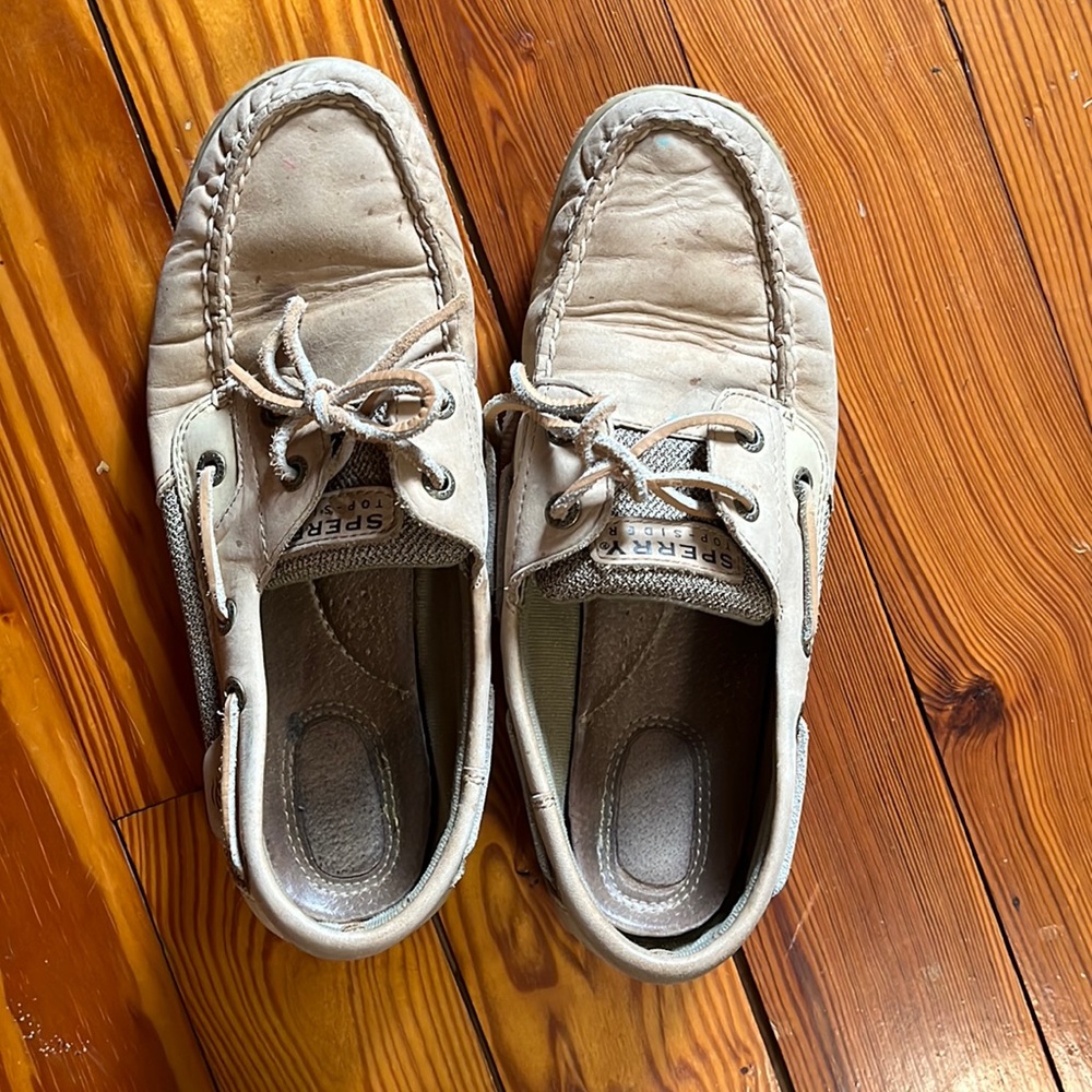 Women's Sperry Todsiders, well loved, size 8M